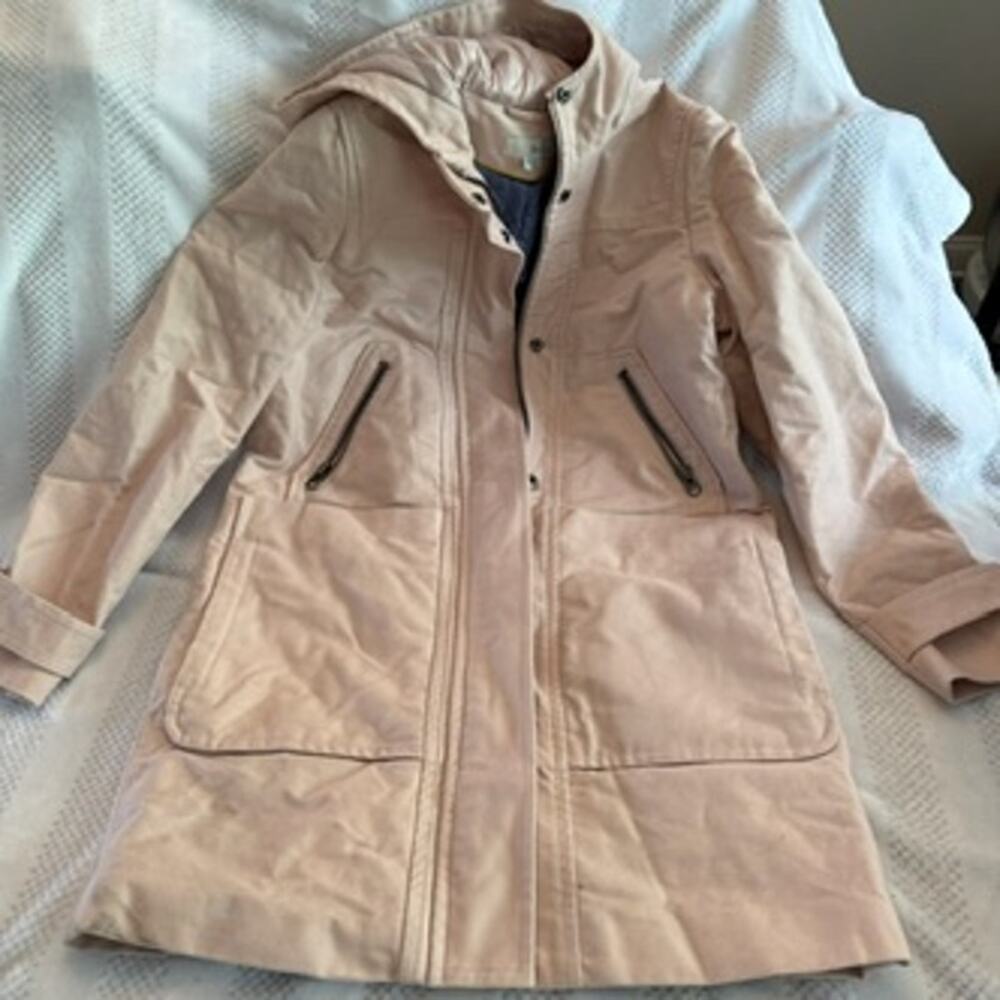 boden hooded full zip moleksin jacket size 8 - Picture 3 of 8